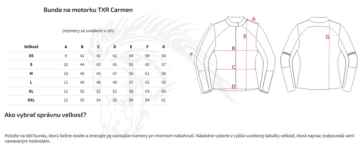 TXR Dámska kožená bunda na motorku Carmen Vintage XL